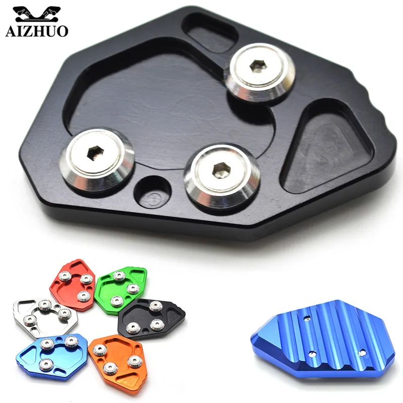 Motorcycle Side Stand Pad Enlargement Kickstand Extension For BMW F800R 2009 2012 2013 2014 HP2 2008-2010 R1200S 2006 2007 2008