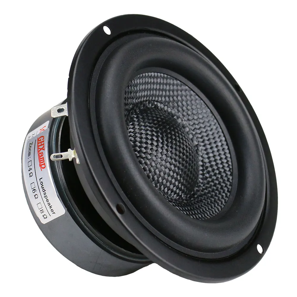 Bacia de Fibra de Vidro Ghxamp 4 Polegada Unidade Hifi Subwoofer Woofer 4ohm 40 w Tecida Graves Profundos 1 Loudspeaekr Grande Magnético pc - Image 5