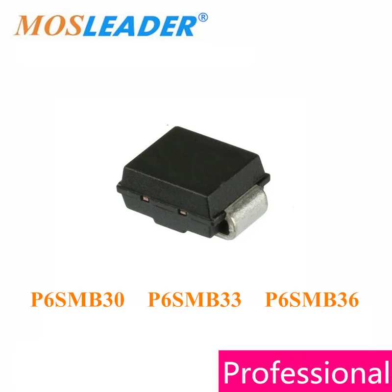 Mosleader SMB 750 шт. P6SMB30 P6SMB33 P6SMB36 P6SMB30A P6SMB30CA P6SMB33A P6SMB33CA P6SMB36A P6SMB36CA DO214AA | Электроника