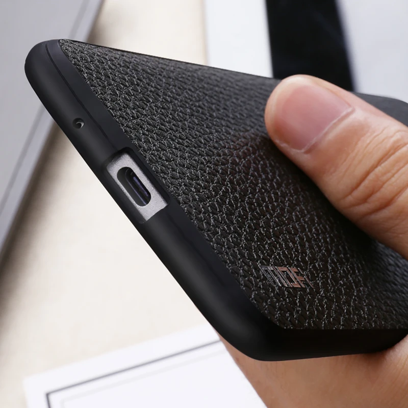 Для Xiaomi Redmi 6A Чехол чехол Mofi задний искусственная кожа зернистый Бизнес Стиль