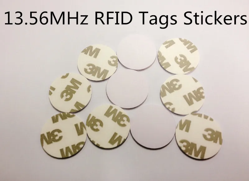 (10 pcs/lot) NFC RFID Tags Stickers MF1K S50 13.56Mhz Proximity Label