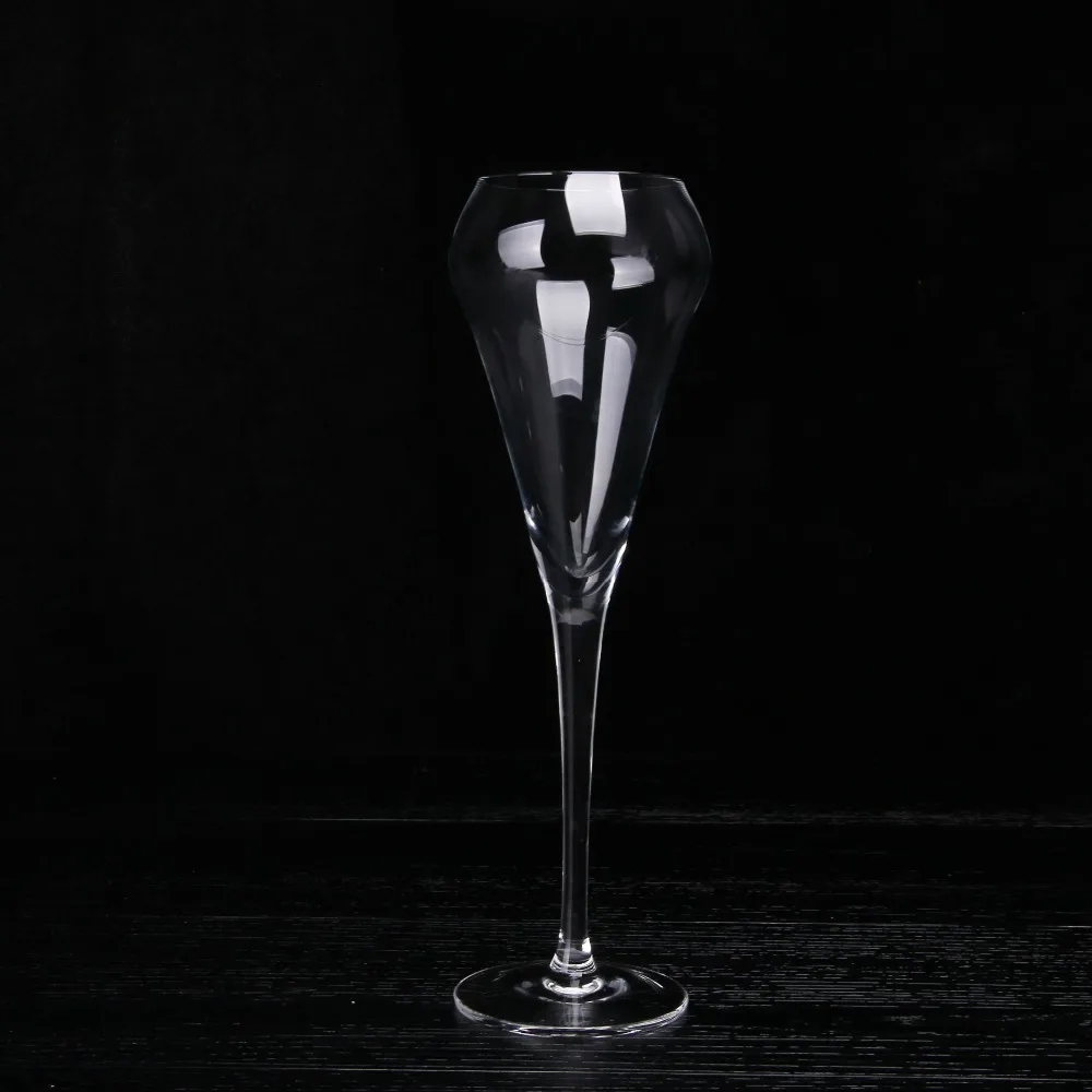 Миссия взлетно-посадочной полосы ручной работы дует бокал без пузыри шампанского Стекло без примесей свинца и прозрачный кристалл алмаза вина Стекло 6 шт./компл