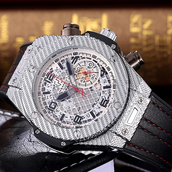 

New Pilot Mens Chronograph Wrist Watch Waterproof Date Top Luxury Brand Stainless Steel Males Geneva Quartz Clock 2017