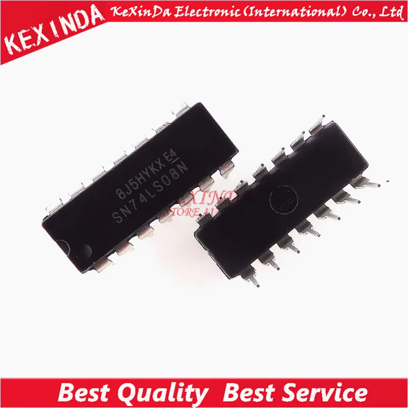 SN74LS08N 74LS08 SN74LS08 DIP14 74LS08N DIP 10pcs/lot | Электронные компоненты и принадлежности