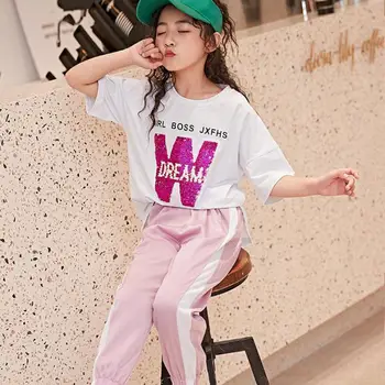 

2020 Toddler Girls Summer Sets Kids Teen Girl Clothes Tracksuit 10 12 Years Teenage Kiz Bebek Giyim 4th Of July Outfit Costume