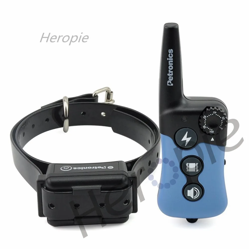 HEROPIE-300M-Dog-Trainer-Waterproof-Rechargeable-Remote-Pet-Dog-Training-Collar-Electric-Shock-Control-100LV-Blacklight (2)