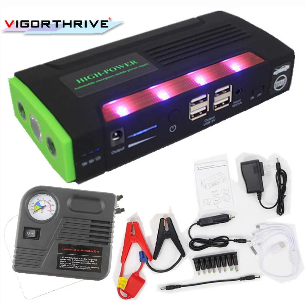 12V Mini Emergency Car power bank Muti function Portable battery