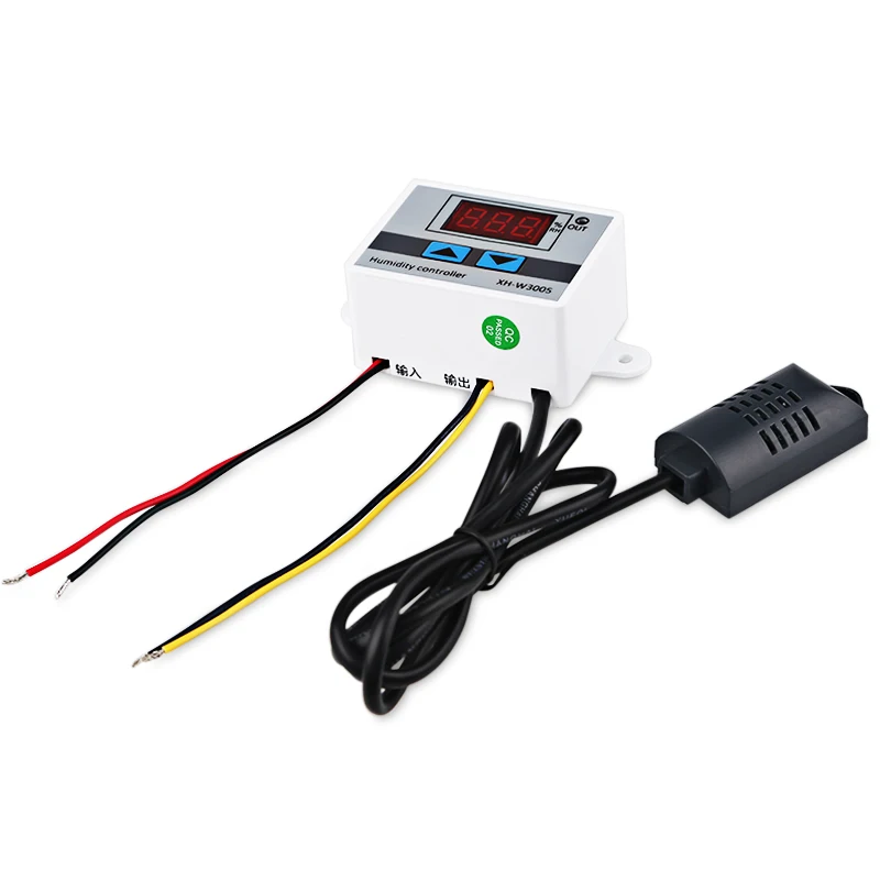 XH-W3005 Digital Humidity Controller Moisture Control Switch Hygrometer Controller  0~99%RH Hygrostat 110-220V 24V 12V