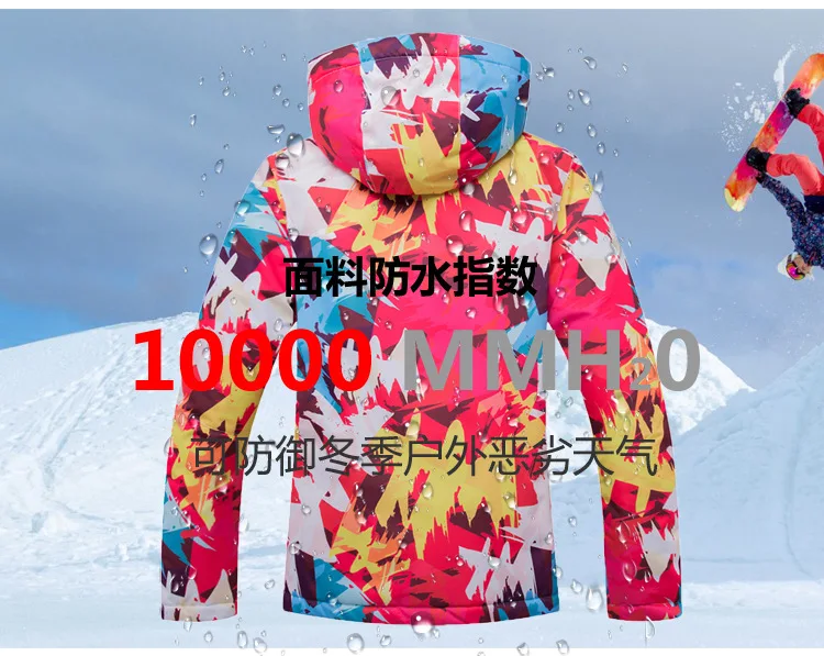 prova dwindproof água conjuntos inverno jaqueta neve