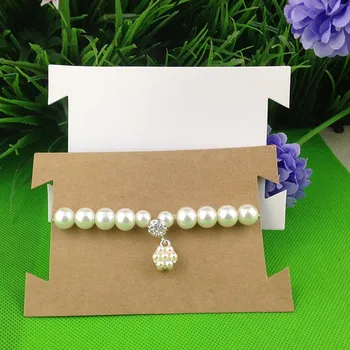 

Braclet Card Display Pendent Bangle Jewelry Tag 10x8cm 1Lot =100 card +100 opp bags Custom Logo MOQ 1000 pcs Logo Cost Extra