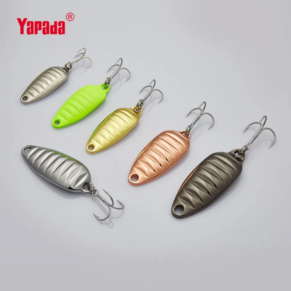 YAPADA ложка 010 каменная оболочка 5 г/7 г/10 г/15 г многоцветная 40 мм/46 мм/50 мм/60 мм тройной