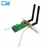 Pci-e Mini PCI-E pcie pci express к pcie PCI-E Express, беспроводной адаптер с двумя антеннами, сетевой интернет-компьютер, Wi-Fi ► Фото 1/5