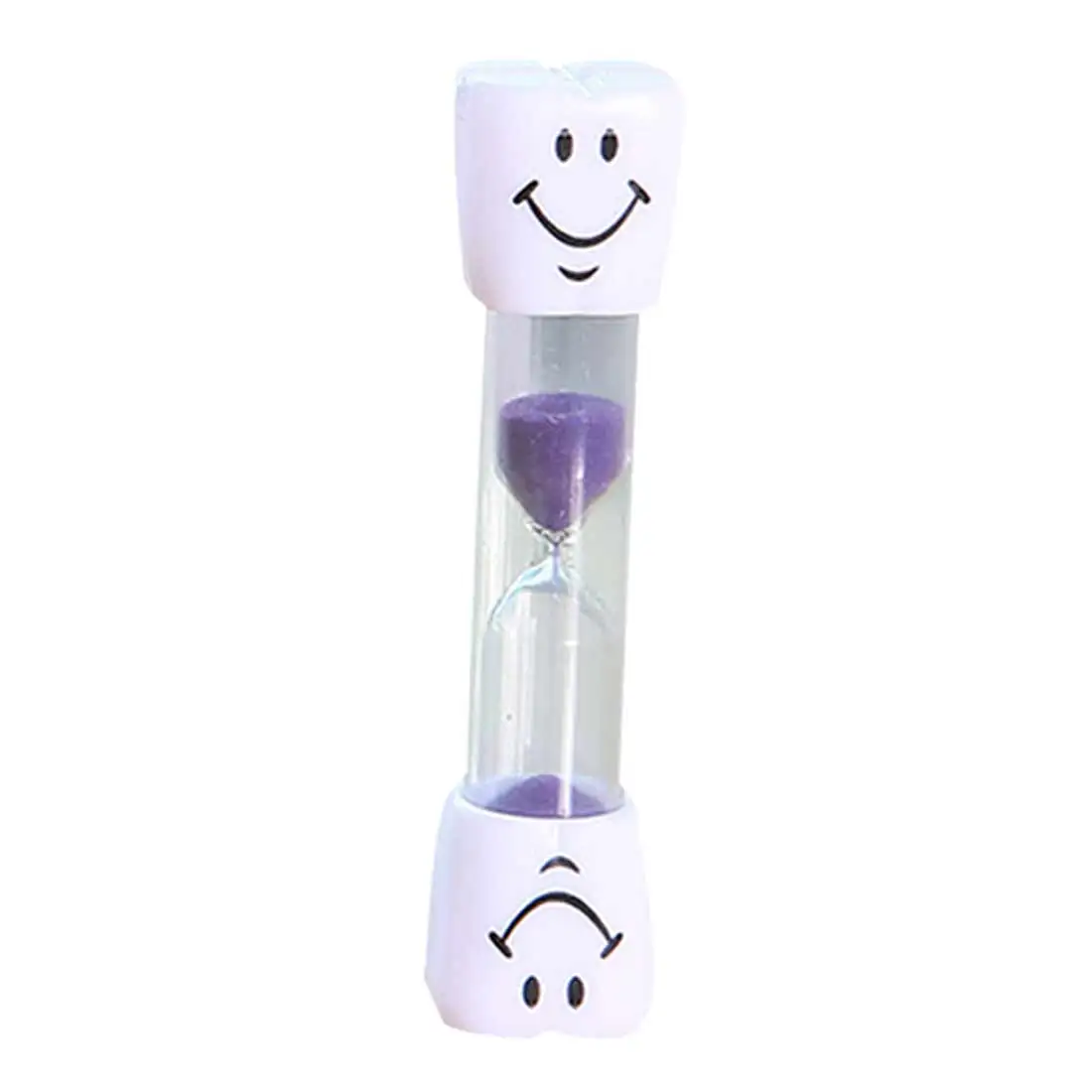 3 минуты улыбающееся лицо Песочные часы Таймер для детей зубная Чистка таймер подарок - Цвет: purple