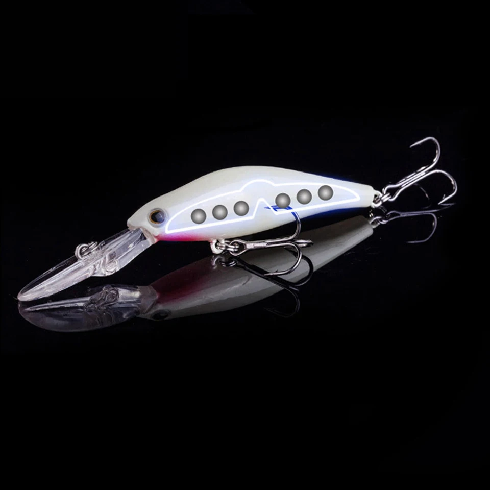 1 шт. Minnow приманки для ловли рыбы Искусственные воблеры 9 см 7 3g жесткие 3D глаза