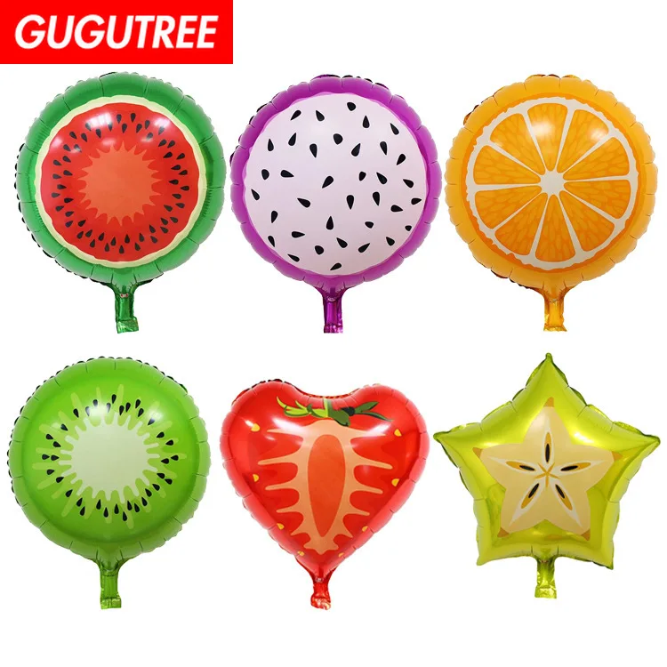 

GUGUTREE PARTY 18inch red green orange watermelon foil ballon wedding event christmas halloween festival birthday party HY-177