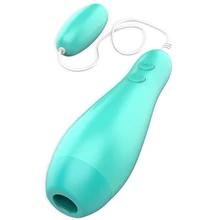 Female Clitoris Stimulator Vibrator Masturbator Massager Waterproof Smart Vagina Balls Squeeze Exercise Vibrating Eggs Sex Toys