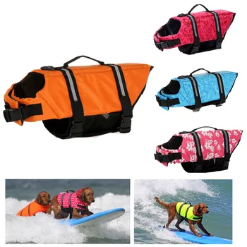 

pawstrip 11 Design Pet Dog Life Vest Summer Dog Clothes Reflective Safety Dog Life Jacket Swimming Puppy Vest Preserver XXS-XXL