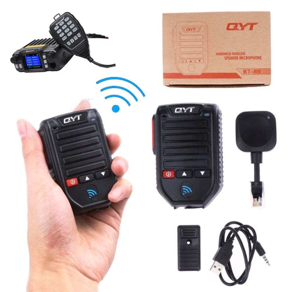 QYT BT 89 ручной беспроводной Bluetooth микрофон для KT 8900D 7900D|Рации| |