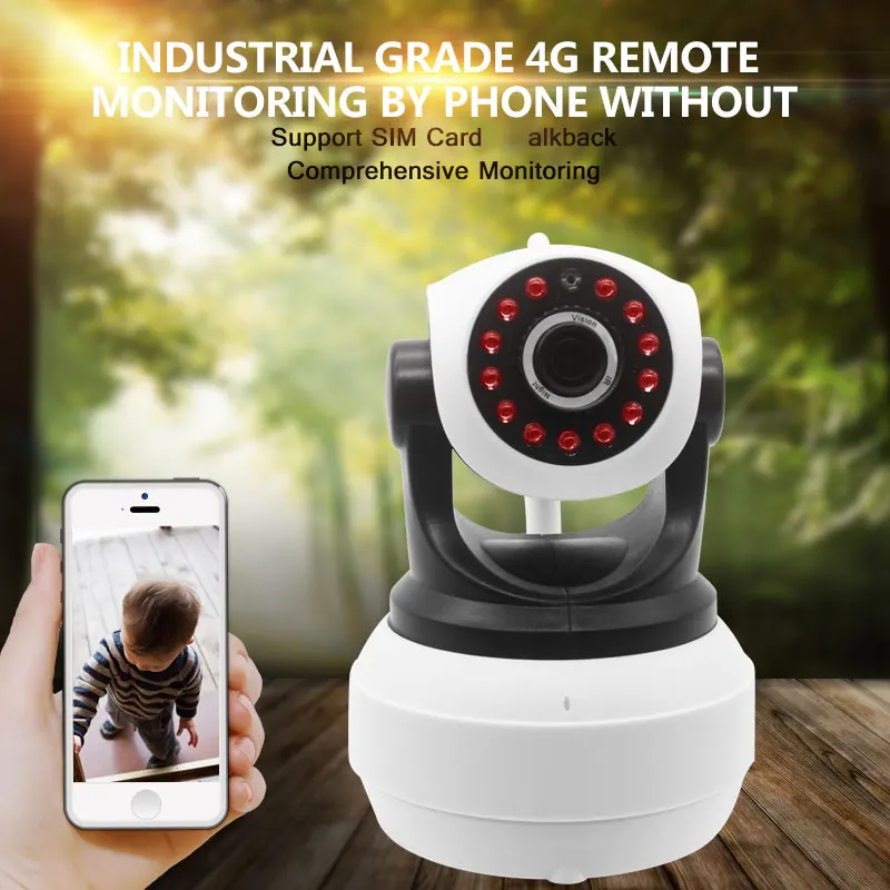 Беспроводная уличная камера видеонаблюдения 3G 4G HD 960P интеллектуальная с ночным