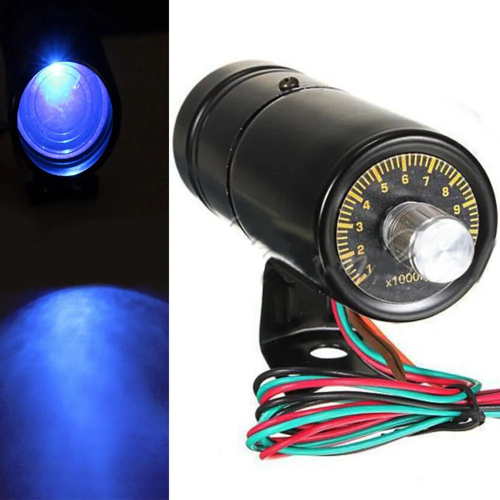 EE поддержка 1000-11000 Регулируемый Тахометр RPM Тахометр переключения света лампы синий светодиодный XY01