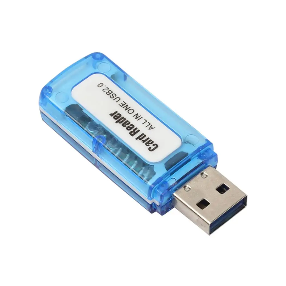 Мульти все в 1 USB 2,0 считыватель карт памяти Адаптер для M2 SD SDHC DV Micro SD Mini SD TF кард-ридер для Android телефона ПК ноутбука