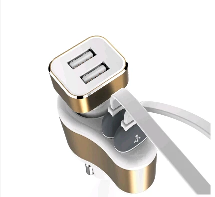 3 цвета фирменная новинка 12 В 1 А 2 универсальный порта два USB односторонний