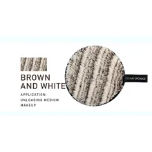 Средство для удаления подушечек из микрофибры 12,2x5,5 см моющаяся переносная мягкая многоразовая моющаяся губка для очищения лица