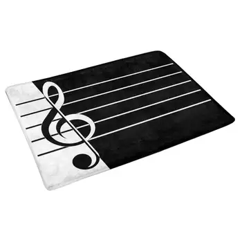 

Treble Clef Anti-slip Door Mat Home Decor Personalized Indoor Entrance Doormat
