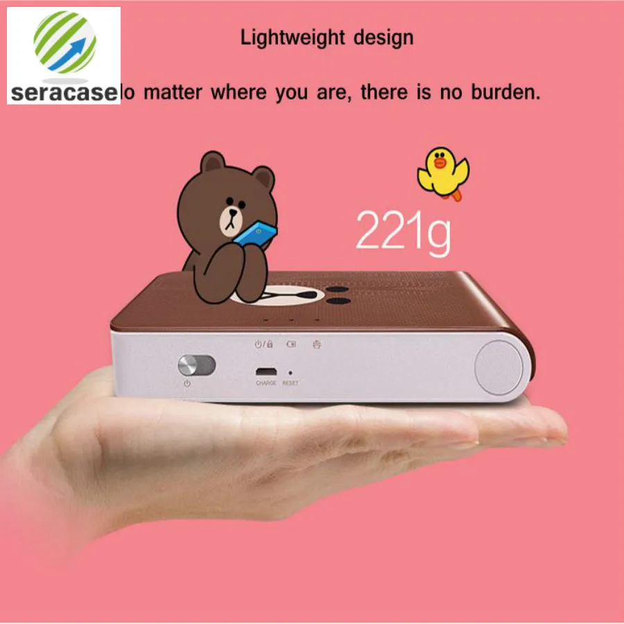 Цветной принтер для смартфонов Android и iOS мини беспроводной bluetooth фотопринтер