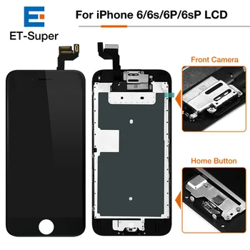 

For Apple iPhone 6S Plus LCD AAA For iPhone 6 Plus OEM Display with Camera Speaker Button Spare Parts Complete LCD Screen AAA+++