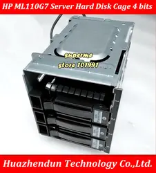 Debroglie оригинальный H-P ML110G7 сервер SATA SAS HDD Hard Drive Cage адаптер лоток 4 битов объединительной платы с 4 шт. 637214-001 SSD лоток