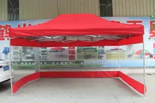 3*4.5m Outdoor Folding Advertising tents Sun shelter Gazebos with transparent waterproof PVC side cloth