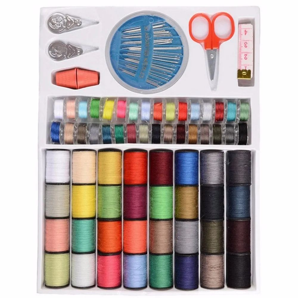 

64 Spools Colors Sewing Threads Set Sewing Tools Kit