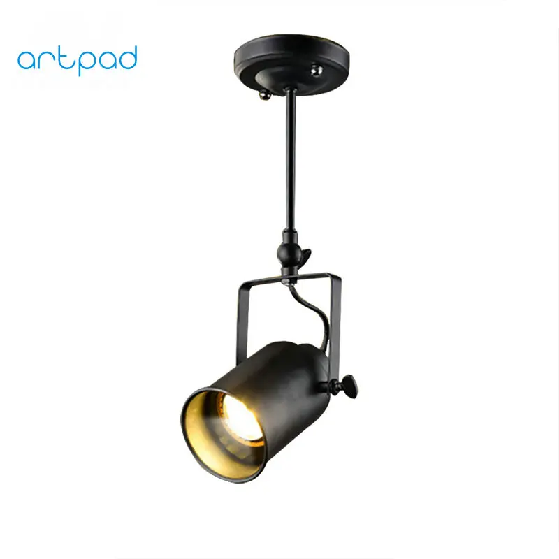Artpad Американский винтажный Ретро E27 COB Светодиодный прожектор потолочный
