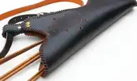 Verbindung 3mm Echtes Leder Bogenschießen Recurve Pfeile Tasche Bogenschießen Köcher für Schießen Jagd Tasche Traditionellen