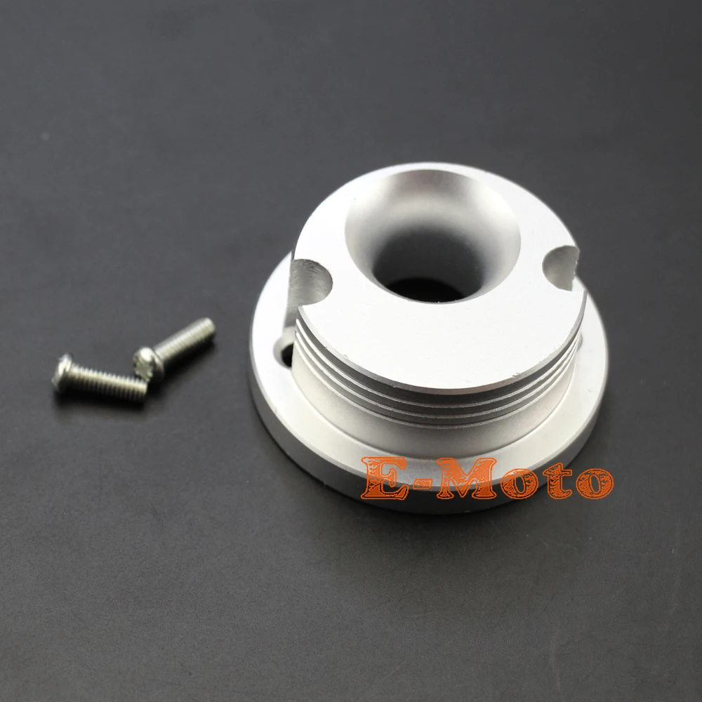 

Silver Billet CNC Aluminum Air Filter Adapter Velocity Stack For 43 47 49cc Mini Moto Pocket Bike Mini ATV Quad