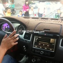 Dashmats автомобиль-Средства для укладки волос крышка приборной панели для Фольксваген Touareg 2011 2012 2013