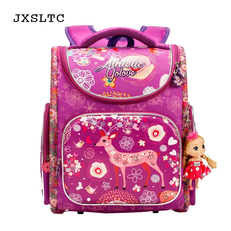 

JXSLTC New Kids School Bags Primary Backpacks Children Orthopedic Backpack Boys Book Bag For Boys And Girls Mochila Infantil