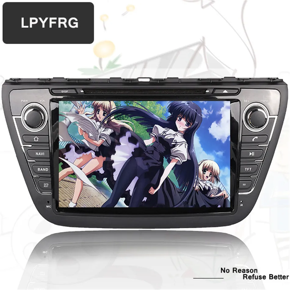 8 дюймовый 1024*600 4 ГБ ОЗУ Восьмиядерный android 10 0 автомобильный DVD GPS для Suzuki SX4 S Cross 2013