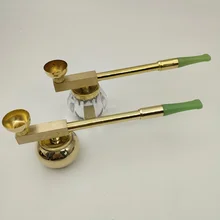 1 шт. латунный держатель для курительной трубки для сигарет, фильтры для сигарет, Мини Кальян, 2use, наргиле, подарок с розничной упаковкой, ST108