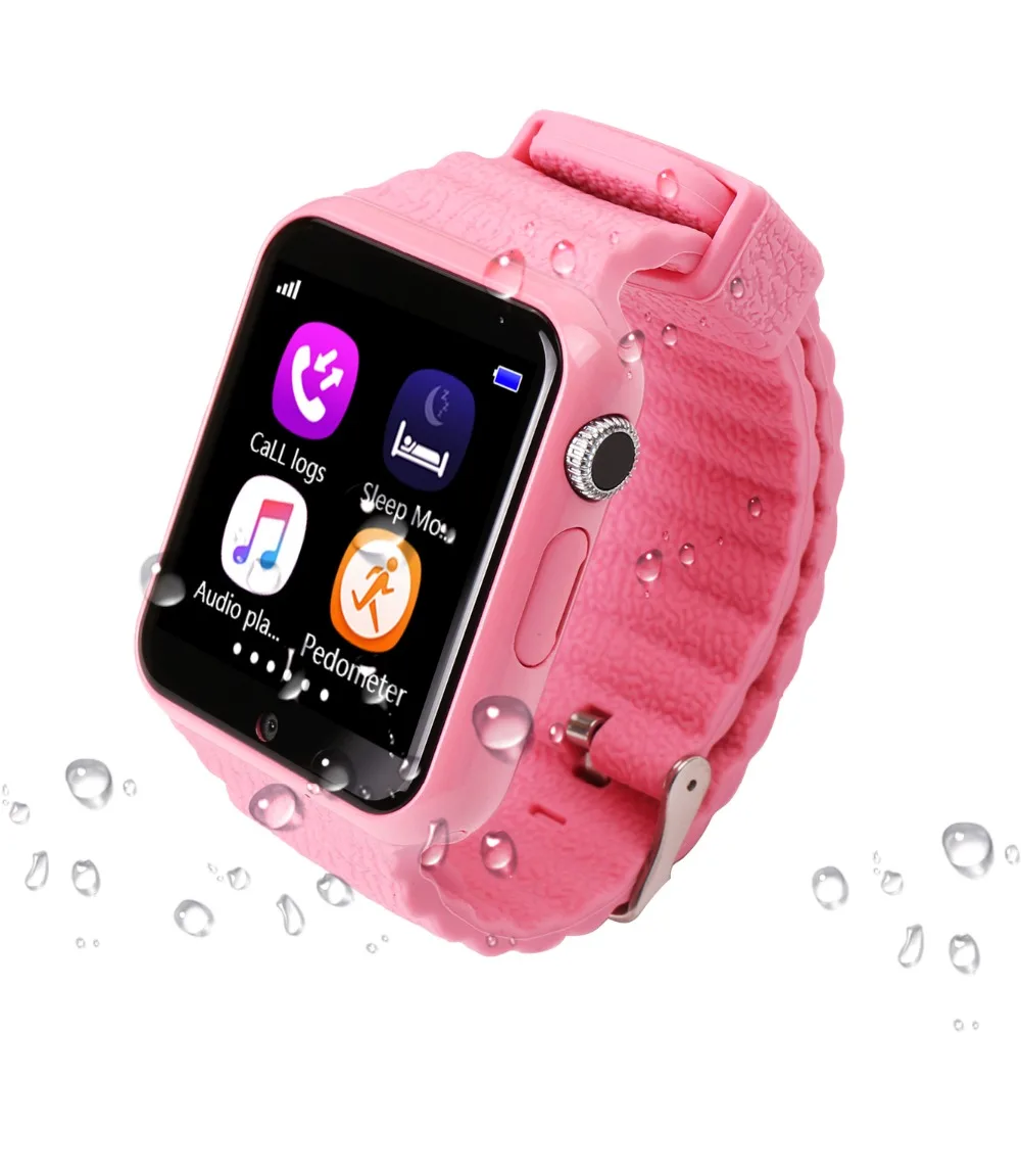 

696 GPS Smart Watch V7K kid waterproof Smart baby watch with camera SOS Call Location Device Tracker Anti-Lost Monitor PK Q90