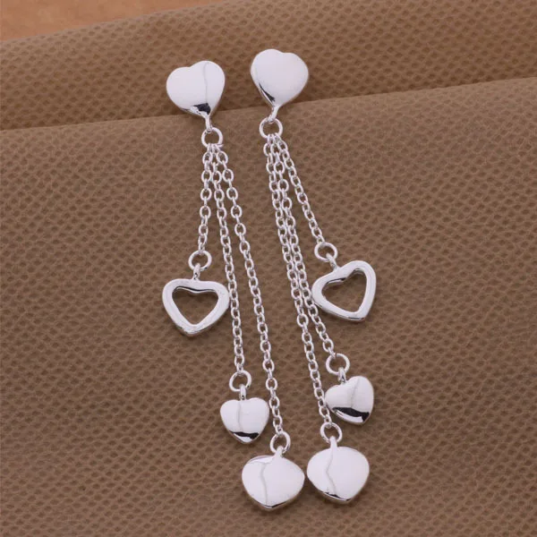 

925-sterling-silver brincos earings fashion jewelrywholesale free shipping 925 silver Fashion jewelry errrings WE-294