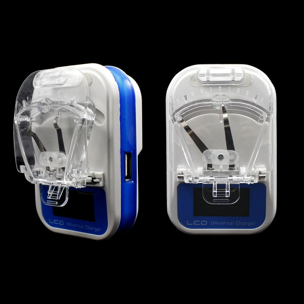 de LA UE de Colores de Viaje Universal LCD Cargador de Batería y Cargador de Pared USB Para Teléfonos Celulares cargadores de teléfonos móviles azul micro card|usb hub