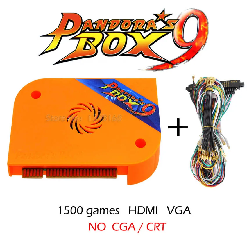 Pandora's box 4S+ JAMMA VGA/CGA выход для lcd/CRT HD 815 в 1 jamma аркадный шкаф машина pandora box 4 Мульти аркадная доска - Цвет: 1500 IN 1 and jamma
