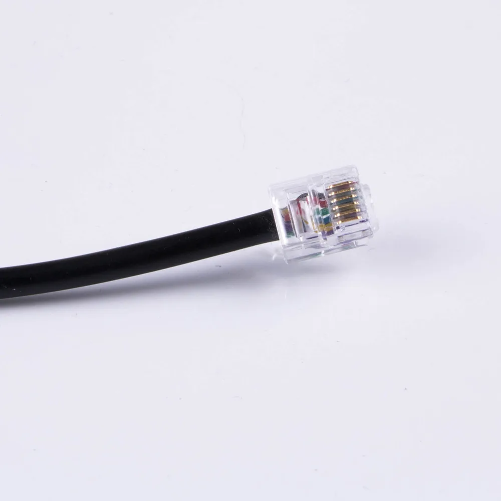 Rj11 rj12 6p4c 6p6c 전화 암 소켓-수 어댑터 점퍼 lan 네트워크 이더넷 벌크 헤드 패널 마운트 연장 케이블