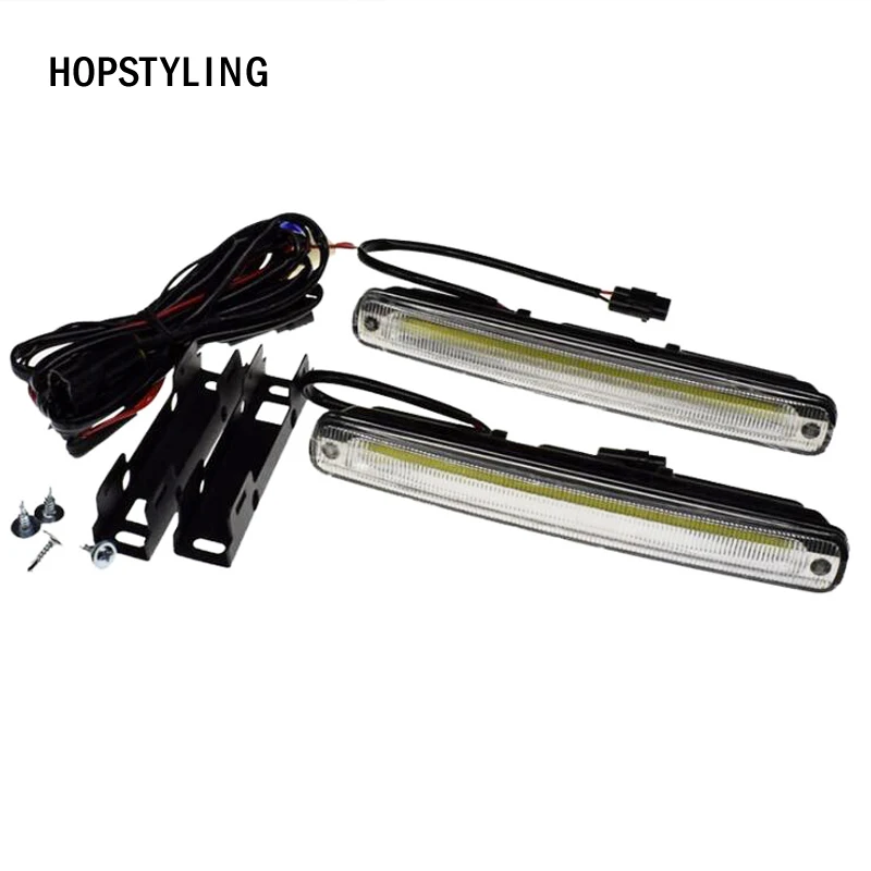 

Waterproof 2x 18.3CM Car High Power LED Daytime Running Lights with Lens DC 12V Super White 6000K DRL Fog Lamps