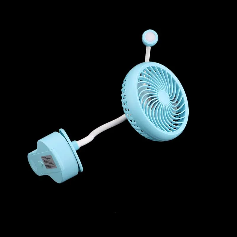 

Portable Fan Desk Lamp USB LED Table Lamp Student Dormitory Fan Table lamp With Clip Bed Reading Book Light Lamp Table 3 Modes