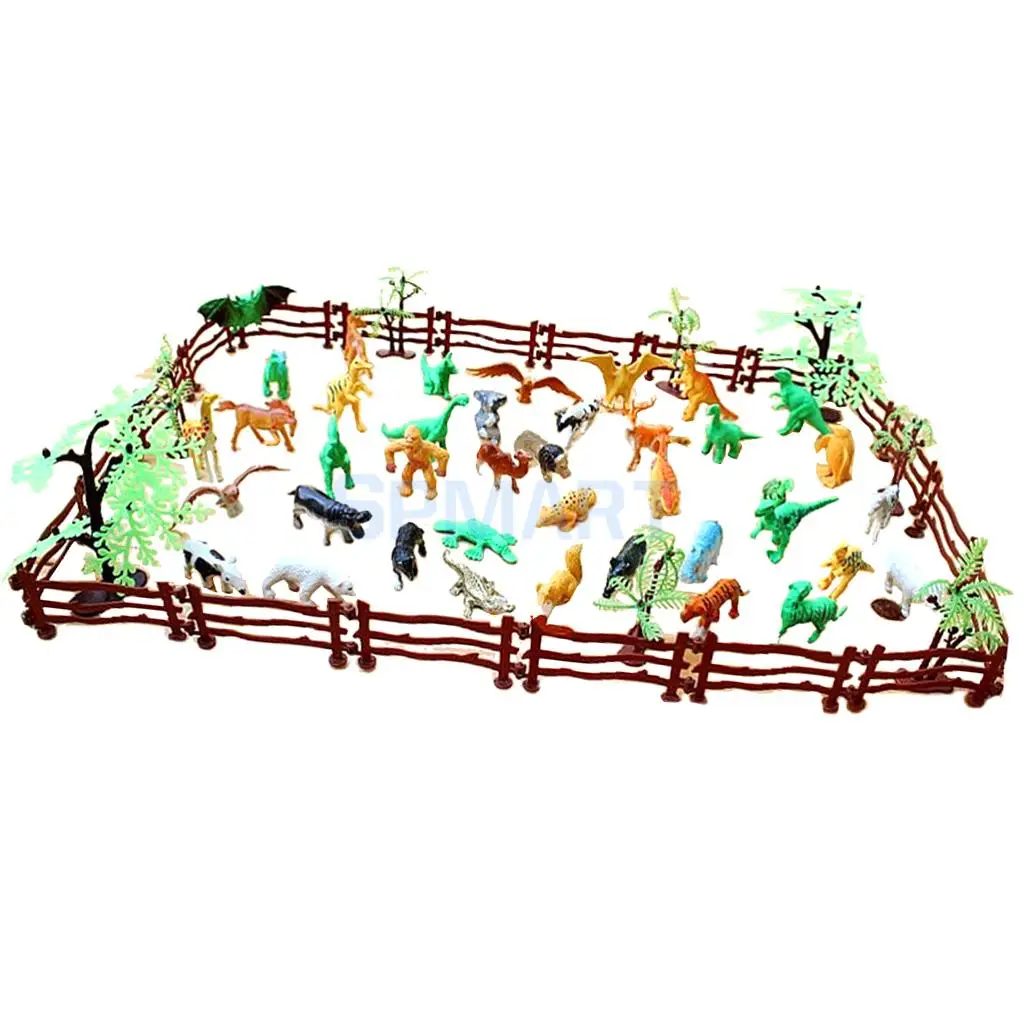 MagiDeal Plastic Realistic Wildlife Jungle Forest Animals Action Figure Toys for Home Desk Decor Children Kids Birthday Gift
