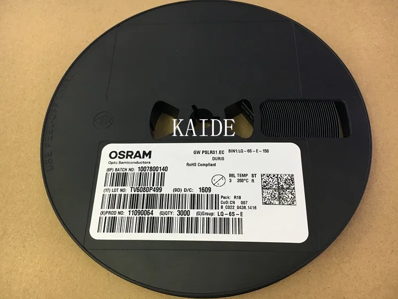 OSRAM SMD3030 светодиодный 1 Вт 6 В 150 мА 130 лм/Вт Немецкая оригинальная упаковка качественные товары coldwhite нейтрально-белый теплый белый