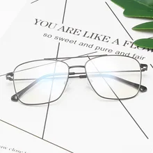 Женские оптические Модные сплав Золотой Бренд Trandy Черный Серебряный квадратный Леопардовый принт Простые Стеклянные очки модные негабаритные